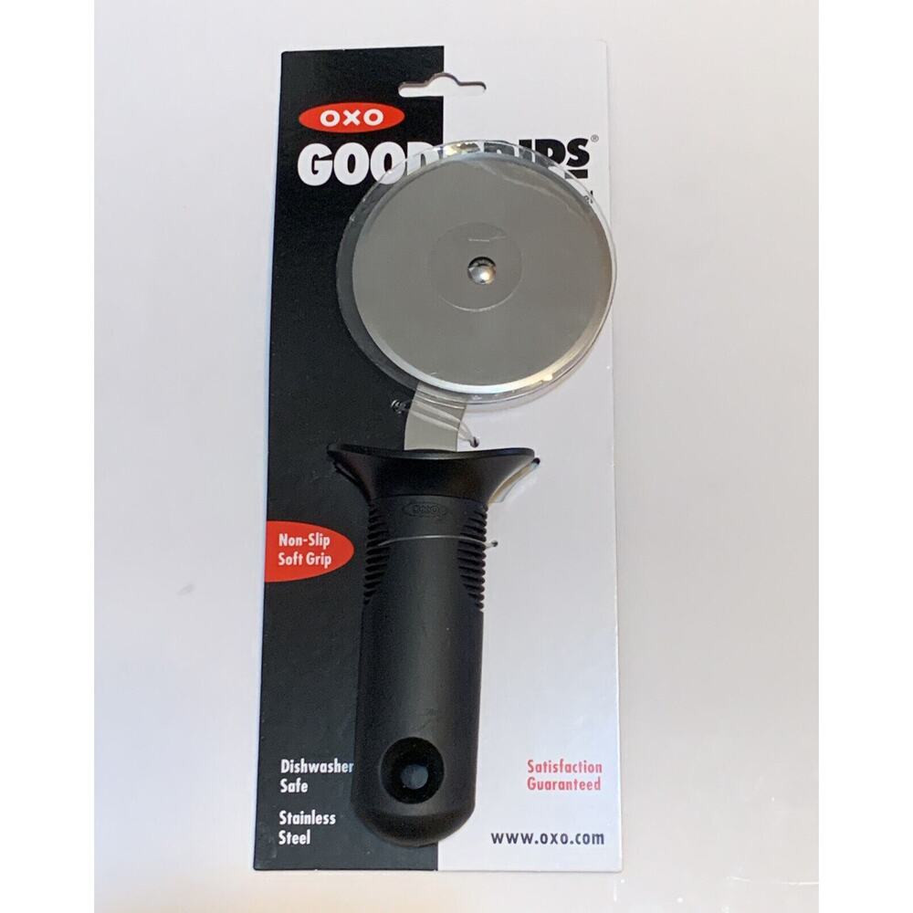 OXO Good Grips Pizza Wheel Cutter Heavy Duty Stainless Steel Non Slip Soft Grip